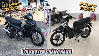 Future 125 FI 2023 VS Jupiter 115 2023 ĐEN NHÁM ▶️ LỜI KHUYÊN CHÂN THÀNH 🔴 GIÁ XE MÁY VLOGS