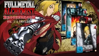 Fullmetal Alchemist: Brotherhood - Vol. 1-4 Blu-ray Unboxing