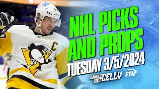 FREE NHL Picks Today! | NHL Predictions | NHL Props | Anytime Goals | NHL Picks 3/5/24