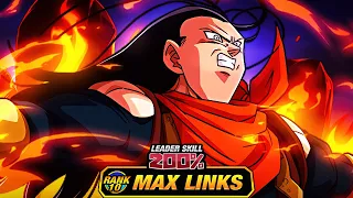 JUST RELEASED ON GLOBAL! LEVEL 10 LINKS 100% STR SUPER 17! (DBZ: Dokkan Battle)