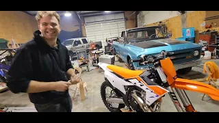 2023 KTM 300 SX Fresh out of the Crate First Start and setup