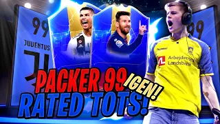 PACKER ENDNU EN 99 RATED TOTS SPILLER I MINE TOP 100 REWARDS + MIT HOLD TIL FUT LIVE!