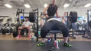 New bench PR - 405lbs (184kg)