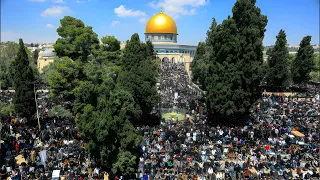 19th Ramadan Al AQSA Mosque Friday {JUMMAH }Prayer  ||نفل شعائر صلاة الجمعہ فی المسجد الاقصی المبارک