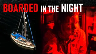 BOARDED AT NIGHT on a remote island –  Sailing Indonesia - Ep.92