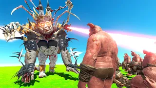 Upgraded GORO vs Ogre Lord ARMY - Animal Revolt Battle Simulator