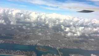 Flying over West Palm Beach