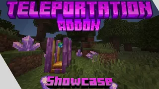 Teleportation Addon 1.1.0 Showcase ¦¦ Minecraft Bedrock