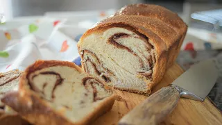 Eggless and lactose-free COCONUT BRIOCHE BREAD | vegan recipe