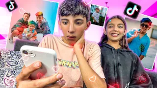 ¡REVISANDO los LIKES de TIK TOK de MI EX LUNA! *LE GUSTA  @PiculinGalletita