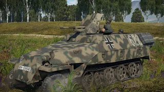 War Thunder Realistic Battle Sd.Kfz.251/10 Punch Gun