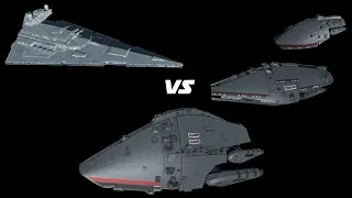 Imperial-II Star Destroyer VS Bulwark Battlecruiser I-III (Star Wars Empire at War Thrawn's Revenge)