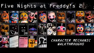 Ultra Custom Night (1.6.45) | CHARACTER MECHANIC WALKTHROUGHS | Five Nights at Freddy's 2