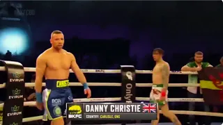 BKFC danny christie vs david round #boxing bkfc