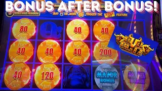 BONUS GAMES ON BULL BLITZ FORTUNES OF THE ORIENT!!!