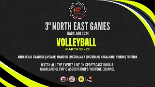 3rd North East Games Nagaland 2024 | Volleyball | FINALS