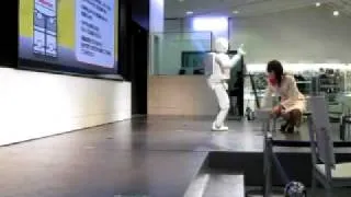 Honda Asimo Robot show in Aoyama Showroom