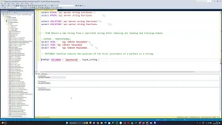 SQL Server - String Functions Part 2