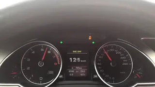 Разгон 0-100 0-150  Audi A5 2.0 TFSI Quattro. Без лаунча.