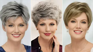 CORTE CABELLO CORTO PARA +55-60-80 AÑOS MUJERES - CORTE DE CABELLO FLEQUILLO - MODA PARA MUJERES TV