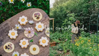 #113 Summer in the Countryside | Homemade bubble tea, Lemon Flowers Cookies 🍋, Raindrop Cake…