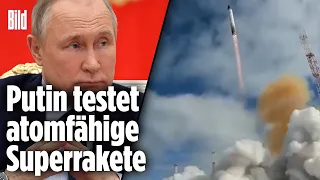 Putins Satan 2-Rakete: Russland testet atomfähige Superrakete | Ukraine-Krieg