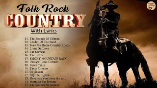 Folk Rock Country Music With Lyrics - Cat Stevens,Kenny Rogers,John Denver,... - Folk Rock Country