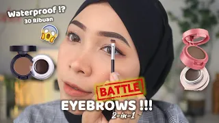 DIJAMIN GALAU !! BATTLE EYEBROW 2-in1 30K !! WATERPROOF. PEMULA FRIENDLY