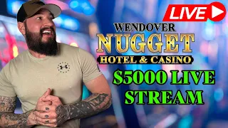 $5000 Slot Play Live Stream! 🎰 Where YOU pick the games! 🤠 Live from Wendover!