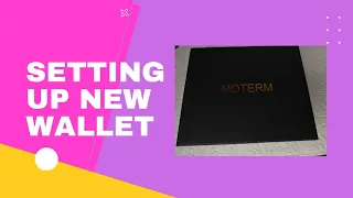 UNBOXING AND SETTING UP MOTERM WALLET/New peekaboo envelopes @2MomsBudget /January 2022