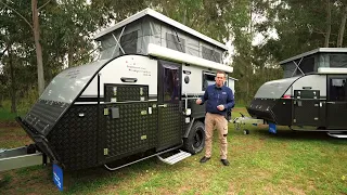 Amazing 2 Hybrid caravans that can fit through your garage opening