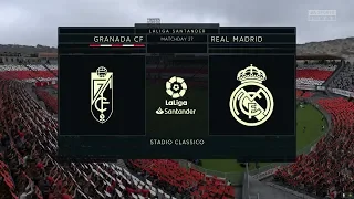 FIFA 20 Granada CF vs Real Madrid Laliga Matchday 36 2019/20