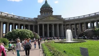 Kazan Cathedral on Nevsky Prospekt, Saint Petersburg , Russia