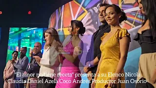 "El amor no tiene receta" Su Elenco Nicola Claudia Daniel Azela Coco Andrés Pro Juan Osorio