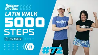 FUN LATIN WALK with MOM 5000 Step Workout • Walking Workout #72 • Keoni Tamayo