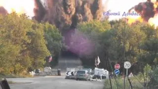 Взрыв моста между Горловкой и Дзержинском