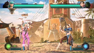 Morrigan & Monster Hunter vs Chun-Li & Gamora (Hardest AI) - Marvel vs Capcom: Infinite