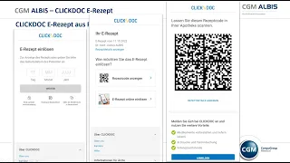 CLICKDOC E-REZEPT mit CGM ALBIS