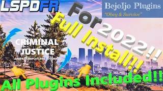 Full Install LSPDFR Tutorial! | All Plugins Included! For 2022! | #criminaljusticeyoutube