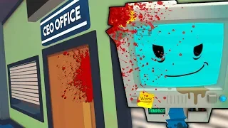 TEMP BOT MURDERED HIS OWN BOSS (Secret CEO Office!) | Job Simulator VR Infinite Overtime HTC Vive)