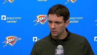 Mark Daigneault on the OKC 153-121 Win