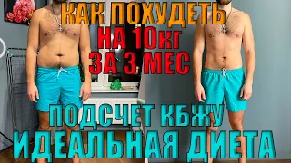 КАК ПОХУДЕТЬ НАВСЕГДА НА 10КГ ЗА 3 МЕСЯЦА. КАК СЧИТАТЬ КАЛОРИИ И БЖУ. ЛУЧШАЯ ДИЕТА.