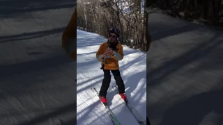 Ronald Van Spaendonck plays clarinet on ski/funny/Pierné/Tosca green line