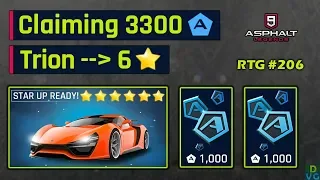 Asphalt 9 | Claiming 3300 Tokens & Trion to 6 stars | RTG #206