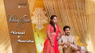 Telugu Wedding Teaser Nirmal & Amritha At MRC Chennai Candid Video 4K Resolution by Bhalaje