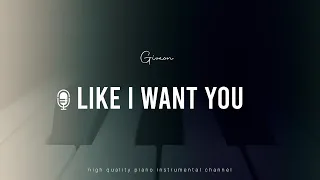 Giveon - LIKE I WANT YOU (Piano instrumental Karaoke)