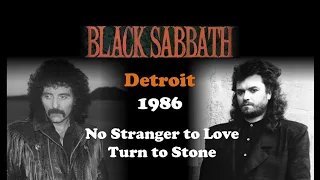 Black Sabbath (with Glenn Hughes) - No Stranger to Love / Turn to Stone (VHS live)