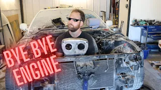 R34 SKYLINE engine out in 7 minutes!