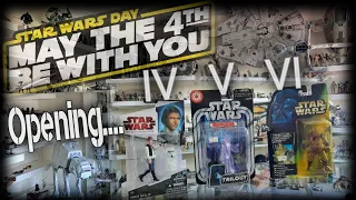 OPENING X3 Original Trilogy figures on STAR WARS DAY | May the 4th be with you! 👀👌🏼