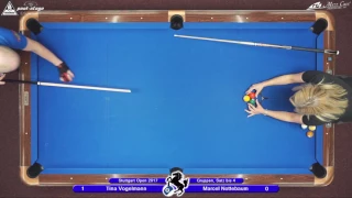 Stuttgart Open 2017, No. 09, Tina Vogelmann vs. Marcel Nottebaum, 10-Ball, Pool-Billard